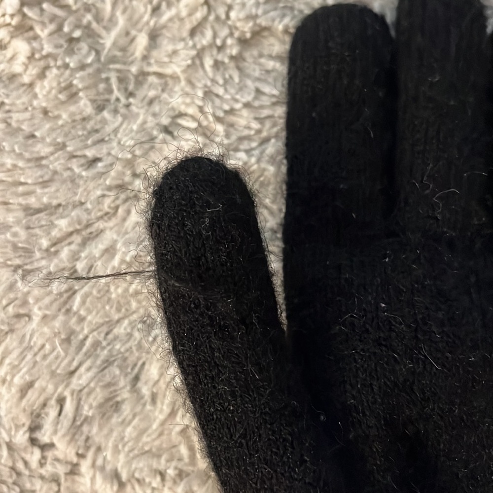 Houndstooth gloves - Picture 3 of 4